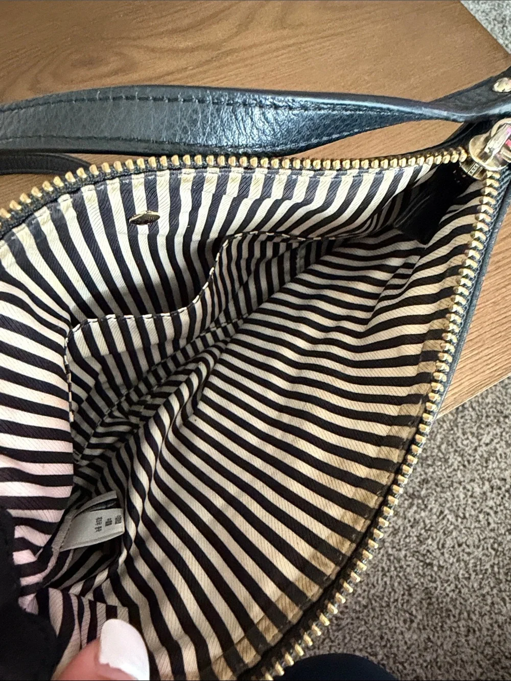 kate spade compact black